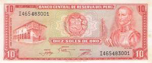 10 Soles de Oro 1976